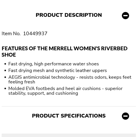 Merrell Riverbed Trail Hiking Shoes - Picture 11 of 11